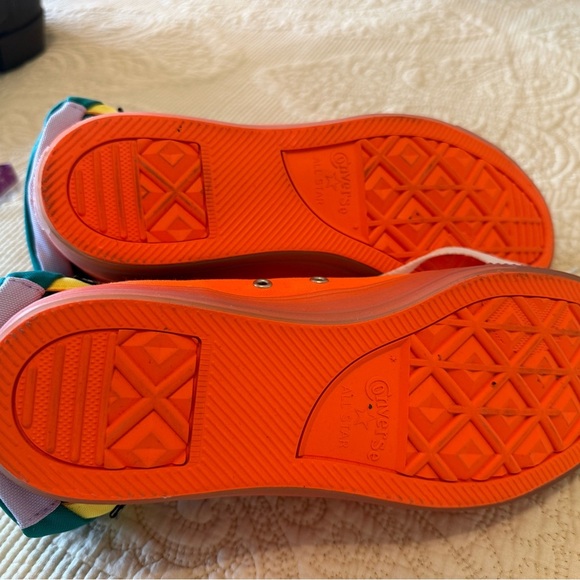 RARE - CONVERSE CHUCK TAYLOR ALL STAR NEON JELLY BUCKLE UP HIGH TOP - Men's 11 - Picture 4 of 6